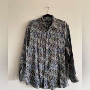 *FINAL SALE* JHANE BARNE 100% COTTON Multicolor Men’s Long Sleeve Button Down